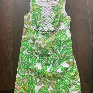 Lilly Pulitzer green patterned dress